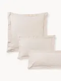 Westwing Collection Наволочка Laia из хлопковой фланели с кантом, 80х80 см — фото 8