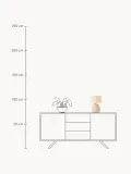 Westwing Collection Настольный светильник Eileen, Ø 26 × В 35 см, Светлый бежевый — фото 2