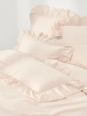 Westwing Collection Пододеяльник Louane, Ш 135 × Д 200 см, Персиковый