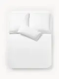 Westwing Collection Простыня Comfort из хлопкового сатина, белая — фото 5