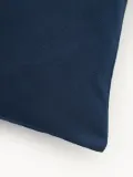 Westwing Collection Наволочка Biba из хлопковой фланели, темно-синяя — фото 3