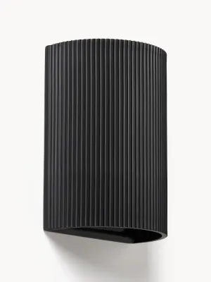 Westwing Collection Настенный светильник Hilko, Ш 19 × В 25 см, Чёрный