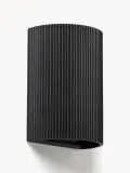 Westwing Collection Настенный светильник Hilko, Ш 19 × В 25 см, Чёрный — фото 1