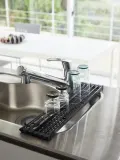 Сушилка-подставка для посуды Yamazaki Tower, чёрная, 43 см — фото 3