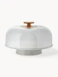 Alessi Этажерка для торта Mattina с крышкой, фарфор, 2 яруса — фото 1