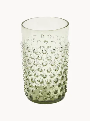 Anna von Lipa Набор стаканов Hobnail из выдувного стекла, 6 шт., 200 мл, зелёные