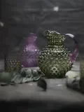 Кувшин Anna von Lipa Hobnail из выдувного стекла, 2 л, оливково-сиреневый — фото 7