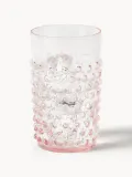 Anna von Lipa Набор стаканов Hobnail из выдувного стекла, 6 шт., 200 мл, розовые — фото 2