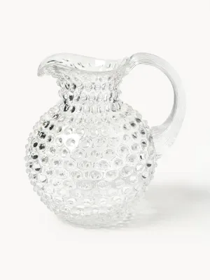 Кувшин Anna von Lipa Hobnail из выдувного стекла, 2 л, мятно-зелёный