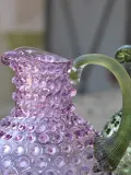 Кувшин Anna von Lipa Hobnail из выдувного стекла, 2 л, сиренево-оливковый — фото 7