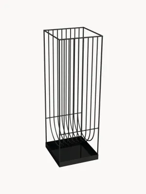 Aytm Подставка для зонтов Curva из стали, Ш 18 × В 56 см, Чёрный