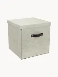 Bigso Box of Sweden Коробка для хранения Logan с крышкой и кожаной ручкой, арт. G02359 — фото 1
