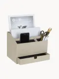 Bigso Box of Sweden Органайзер настольный Greta с ящиком, 24 x 16 см, Ш 24 × Г 16 см, Светлый серый — фото 3