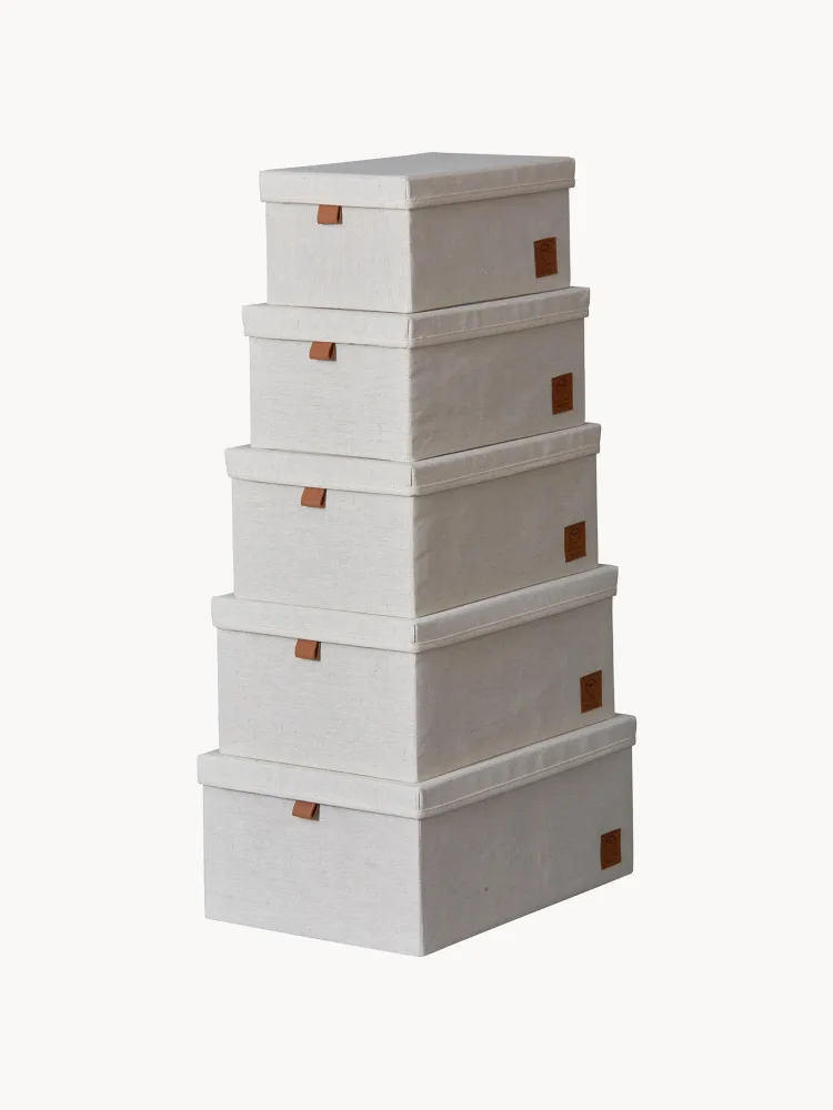 Store It Комплект коробок для хранения Premium, 5 предметов, арт. G21474