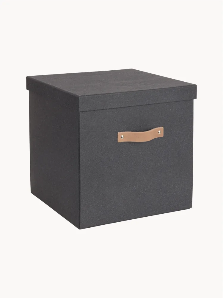Bigso Box of Sweden Коробка для хранения Logan с крышкой и держателем для этикетки