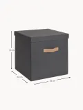 Bigso Box of Sweden Коробка для хранения Logan с крышкой и держателем для этикетки — фото 2