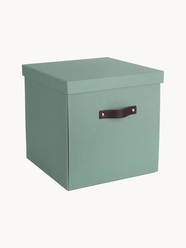 Bigso Box of Sweden Коробка для хранения Logan с крышкой и кожаной ручкой, арт. G77561