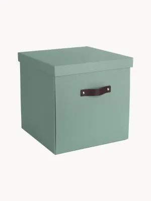 Bigso Box of Sweden Коробка для хранения Logan с крышкой и кожаной ручкой, арт. G77561