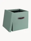 Bigso Box of Sweden Коробка для хранения Logan с крышкой и кожаной ручкой, арт. G77561 — фото 3