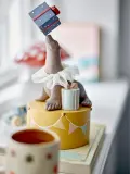 Bloomingville Mini Подсвечник детский Flor в виде морского льва из полирезина, высота 19 см, разноцветный — фото 4