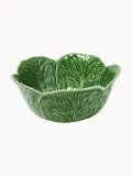 Bordallo Pinheiro Миска для салата Cabbage с ручной росписью, тёмно-зелёная, 30 см — фото 1
