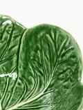 Bordallo Pinheiro Миска для салата Cabbage с ручной росписью, тёмно-зелёная, 30 см — фото 3