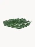 Bordallo Pinheiro Блюдо Cabbage с ручной росписью, в форме листа капусты, компактное — фото 6