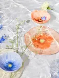Набор мисочек byon Poppy из керамики ручной работы, красные, 2 шт — фото 2