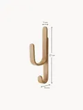Cooee Design Крючок настенный для одежды Woody из дуба, высота 23 см, вынос от стены 10 см, светлое натуральное дерево — фото 2