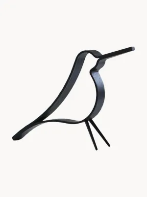 Cooee Design Декоративный объект Woody Bird ручной работы, Ш 20 × В 14 см, Чёрный