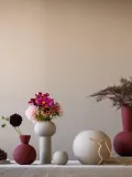 Cooee Design Ваза ручной росписи Pillar, высота 24 см, Ø 12 × В 24 см, Светлый бежевый — фото 3