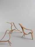 Cooee Design Декоративный объект Woody Bird ручной работы, Ш 20 × В 14 см, Светлое дерево натуральное — фото 3