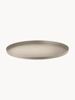 Cooee Design Поднос декоративный круглый Circle, диаметр 40 см, Ø 40 × В 2 см, Светлый бежевый