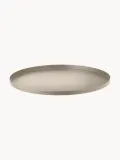 Cooee Design Поднос декоративный круглый Circle, диаметр 40 см, Ø 40 × В 2 см, Светлый бежевый — фото 1