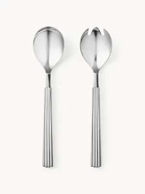 Georg Jensen Набор приборов для сервировки салата Bernadotte из нержавеющей стали, 23 см