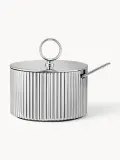 Сахарница Georg Jensen Bernadotte из нержавеющей стали с ложкой — фото 1