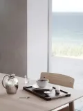 Georg Jensen Набор рюмок для яиц Bernadotte из полированной стали, 2 шт — фото 4