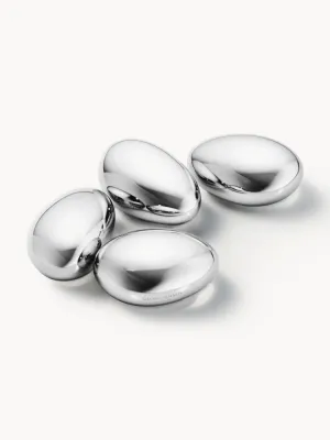 Georg Jensen Набор камней для виски Sky из нержавеющей стали, 4 предмета