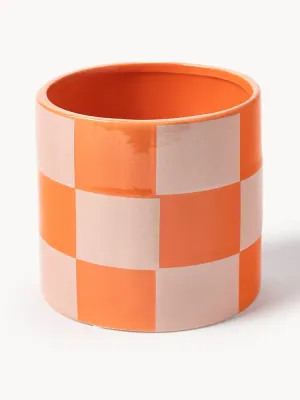 Кашпо Blocks, 13 см, Ø 14 × В 13 см, Оранжевый