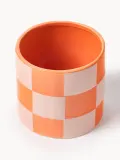 Кашпо Blocks, 13 см, Ø 14 × В 13 см, Оранжевый — фото 3