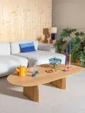 &klevering Ёмкость для хранения Duo из стекла, синяя с зелёным, 22 см — фото 4