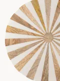 Kare Design Стол журнальный приставной Domero ручной работы, круглая столешница МДФ на металлическом каркасе, диаметр 25 см, высота 50 см — фото 5