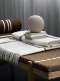 Kristina Dam Studio Статуэтка Globe в форме шара из терракоты, Ø 18 × В 17 см, Приглушённый белый — фото 3