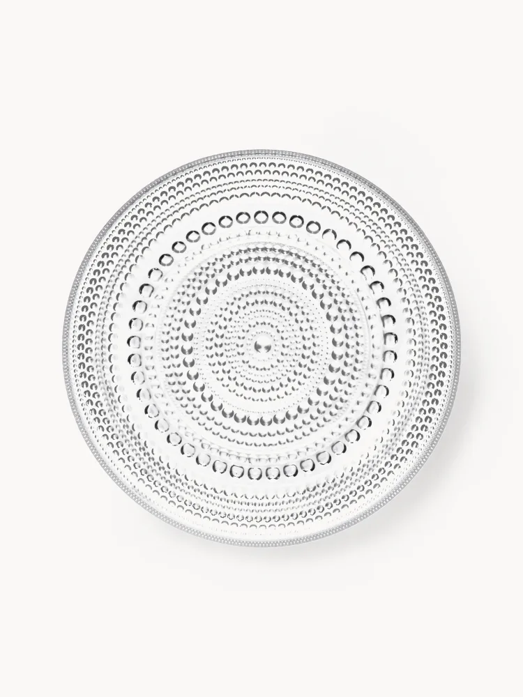Iittala Тарелка для завтрака из стекла Kastehelmi