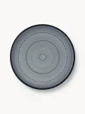 Iittala Тарелка большая Kastehelmi из стекла, Ø 25 см, Тёмный серый — фото 1