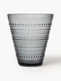 Iittala Ваза Kastehelmi из стекла с пузырьками высотой 15 см, Ø 14 × 15 см, Тёмный серый — фото 1
