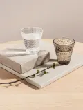Iittala Набор стаканов Kastehelmi из стекла, 2 шт., 300 мл, бежевые — фото 3