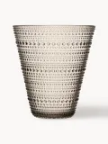 Iittala Ваза Kastehelmi из стекла с пузырьками высотой 15 см, Ø 14 × 15 см, Бежевый — фото 1
