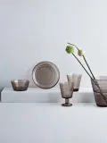 Iittala Ваза Kastehelmi из стекла с пузырьками высотой 15 см, Ø 14 × 15 см, Бежевый — фото 2