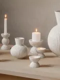 Подсвечник Lyngby Porcelaen Tura из фарфора — фото 5
